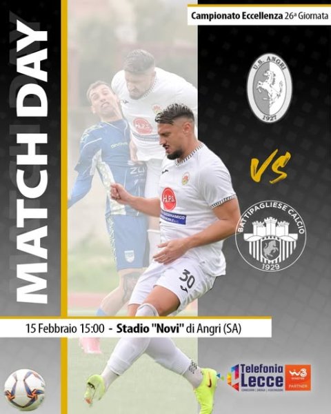 Eccellenza, girone B, 26giornata US Angri 1927...