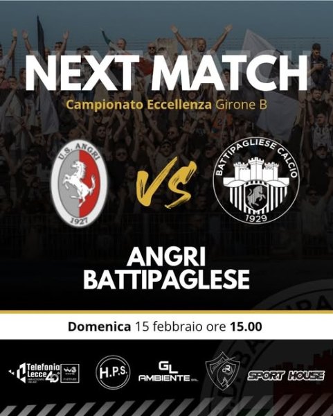 Eccellenza, girone B, 26giornata US Angri 1927 domenica...