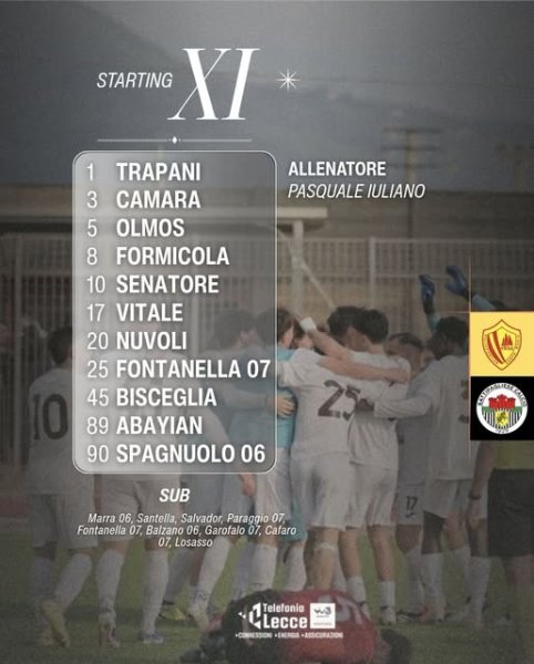 Gli 11 bianconeri Polisportiva Santa Maria Cilento...