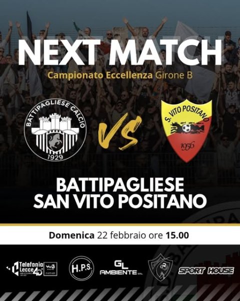 Eccellenza, girone B 27giornata San Vito Positano domenica...