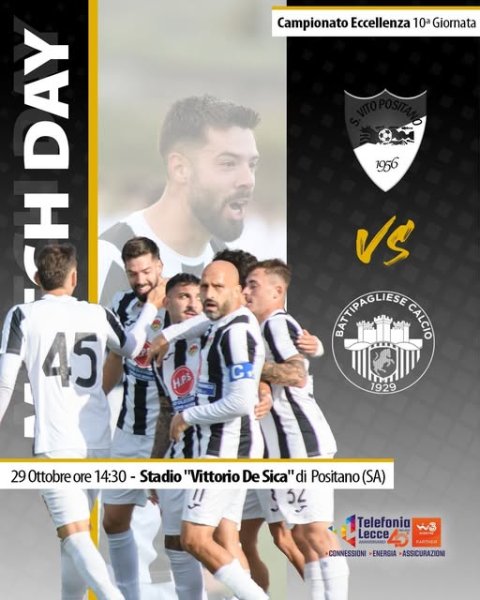 Eccellenza, girone B, 10giornata San Vito Positano...
