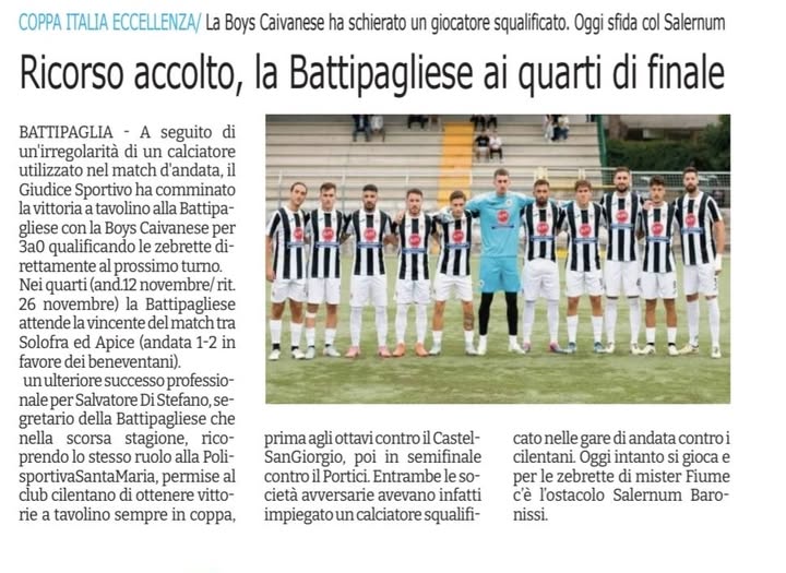rassegnastampa ForzaBattipagliese...