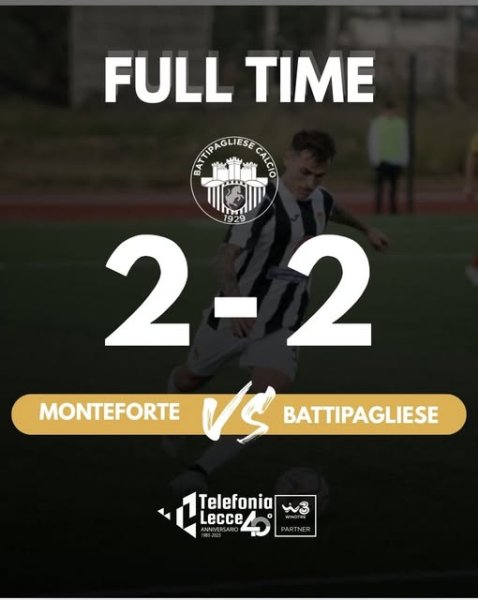 FT Tarallo la pareggia ad inizio ripresa. Vano il...