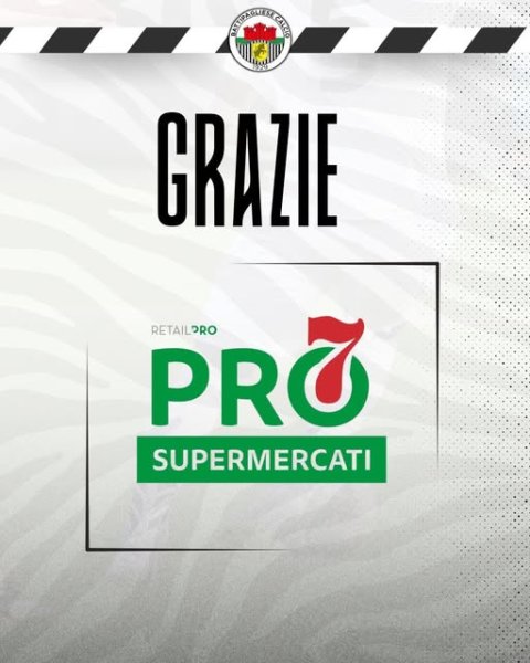 La Battipagliese1929 intende ringraziare Pro7 Supermercati di via Garibaldi...