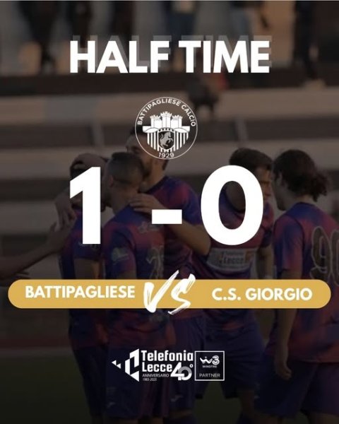 HT La zampata di Formicola ci tiene avanti a...