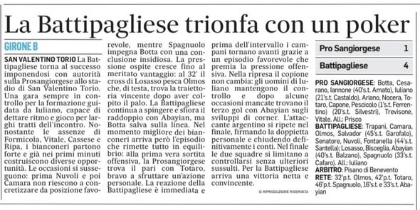 rassegnastampa ForzaBattipagliese...