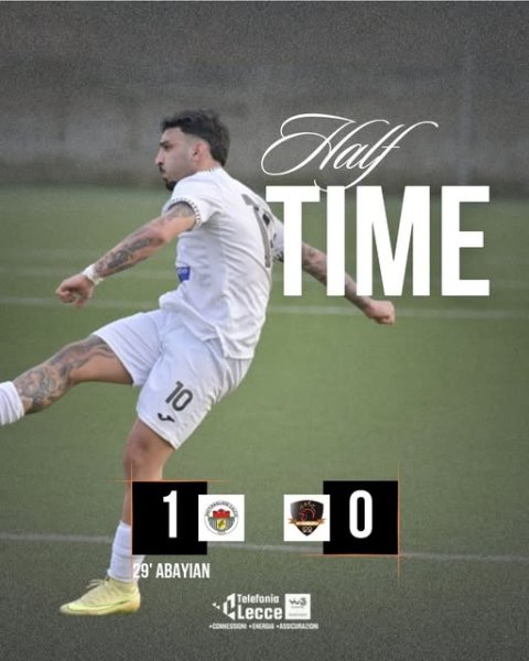 HT Battipagliese avanti al termine dei primi quarantacinque minuti...