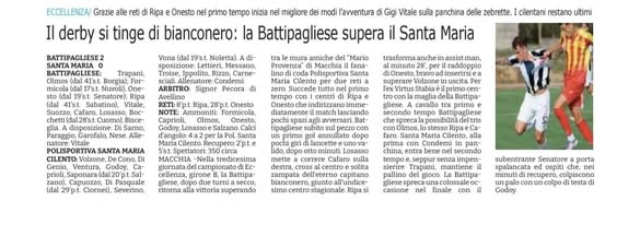 Buongiorno rassegnastampa ForzaBattipagliese...