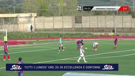 Eccellenza, girone B 11giornata Battipagliese 1929ASD Pro Sangiorgesee...