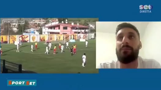 Il difensore della Battipagliese Mattia Bisceglia ospite della trasmissione...