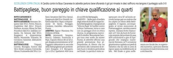 Buongiorno rassegnastampa ForzaBattipagliese...